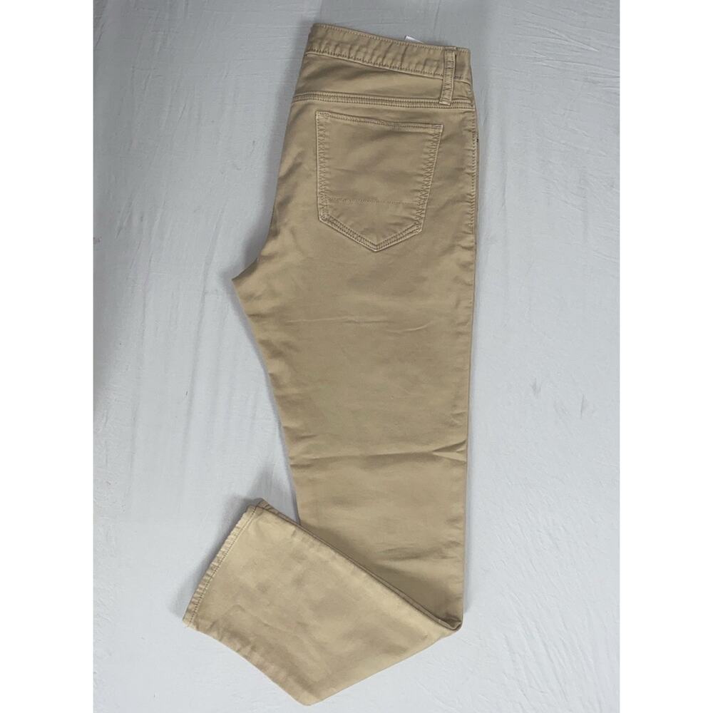 Banana Republic Stretch Slim Fit Sateen Travel Jeans. Washed Beige, Men's 32X31.